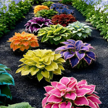 Variegated Rainbow Hosta Seeds 🌈✨