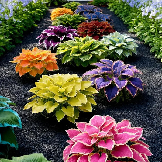 Variegated Rainbow Hosta Seeds 🌈✨