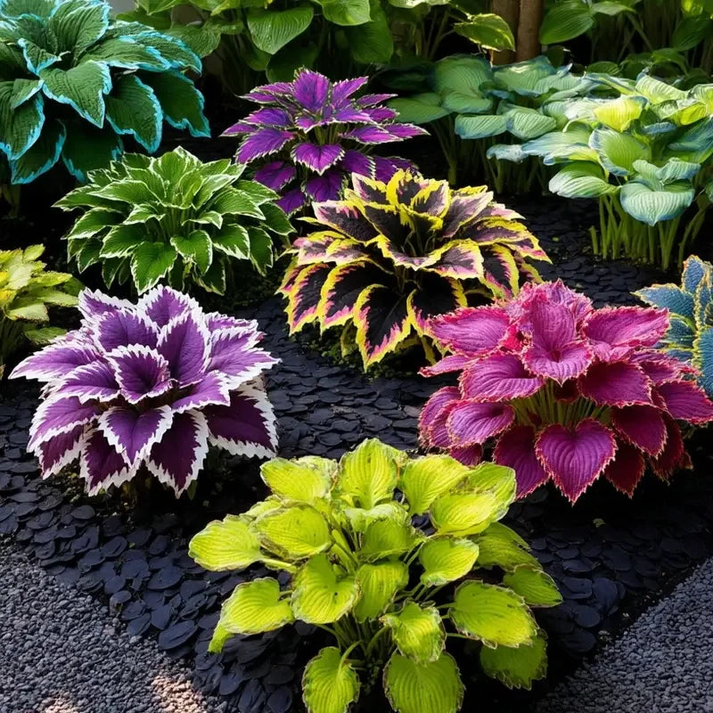 Variegated Rainbow Hosta Seeds 🌈✨