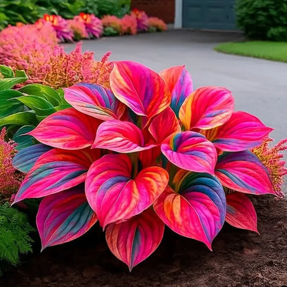 🌞 Easy-to-Grow Colorful Hostas for Year-Round Beauty